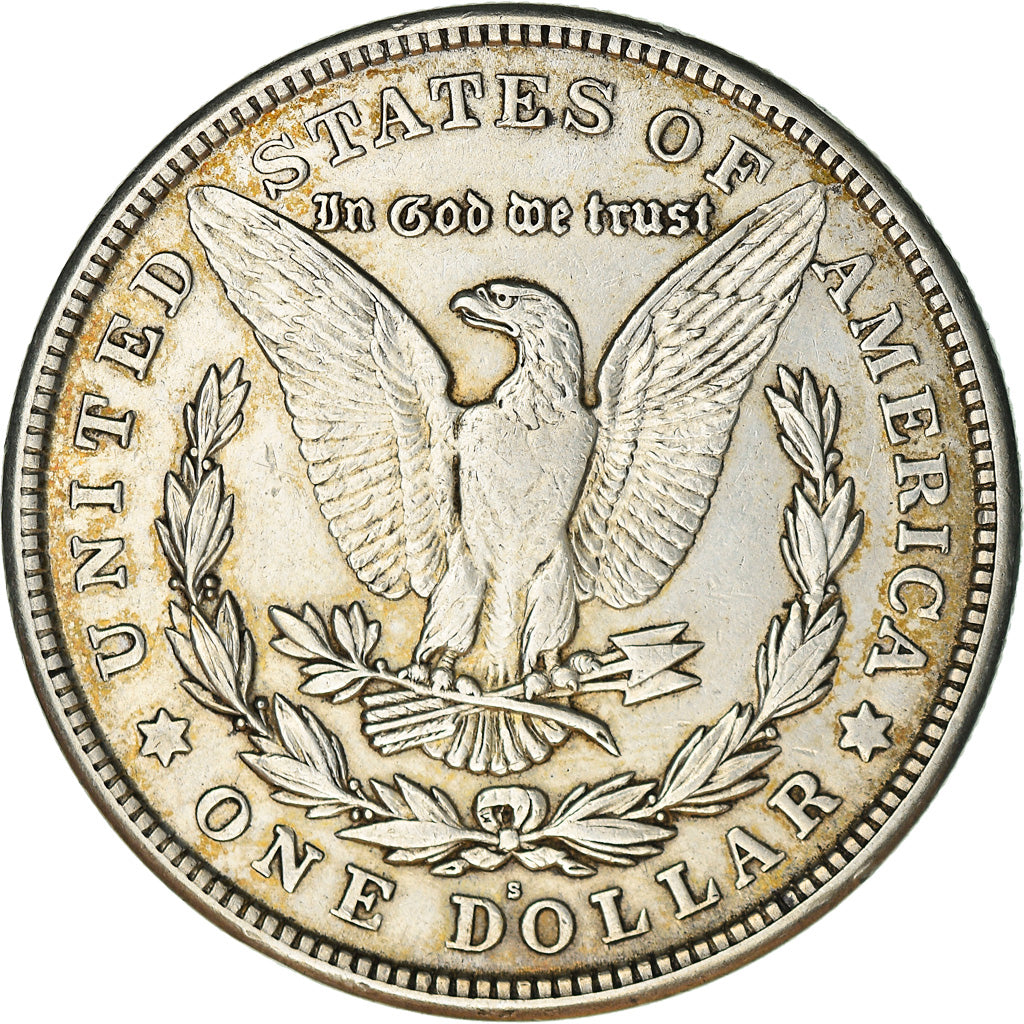 Moneta, Stati Uniti, Morgan Dollar, Dollar, 1921, San Francisco, BB, Argento