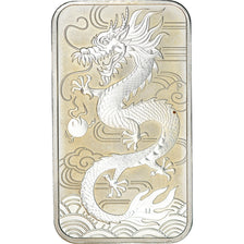 Moeda, Austrália, Elizabeth II, Chinese Dragon, 1 Dollar, 2018, Royal