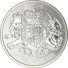 Monnaie, Grande-Bretagne, Elizabeth II, Royal Arms, 2 Pounds, 2019, British