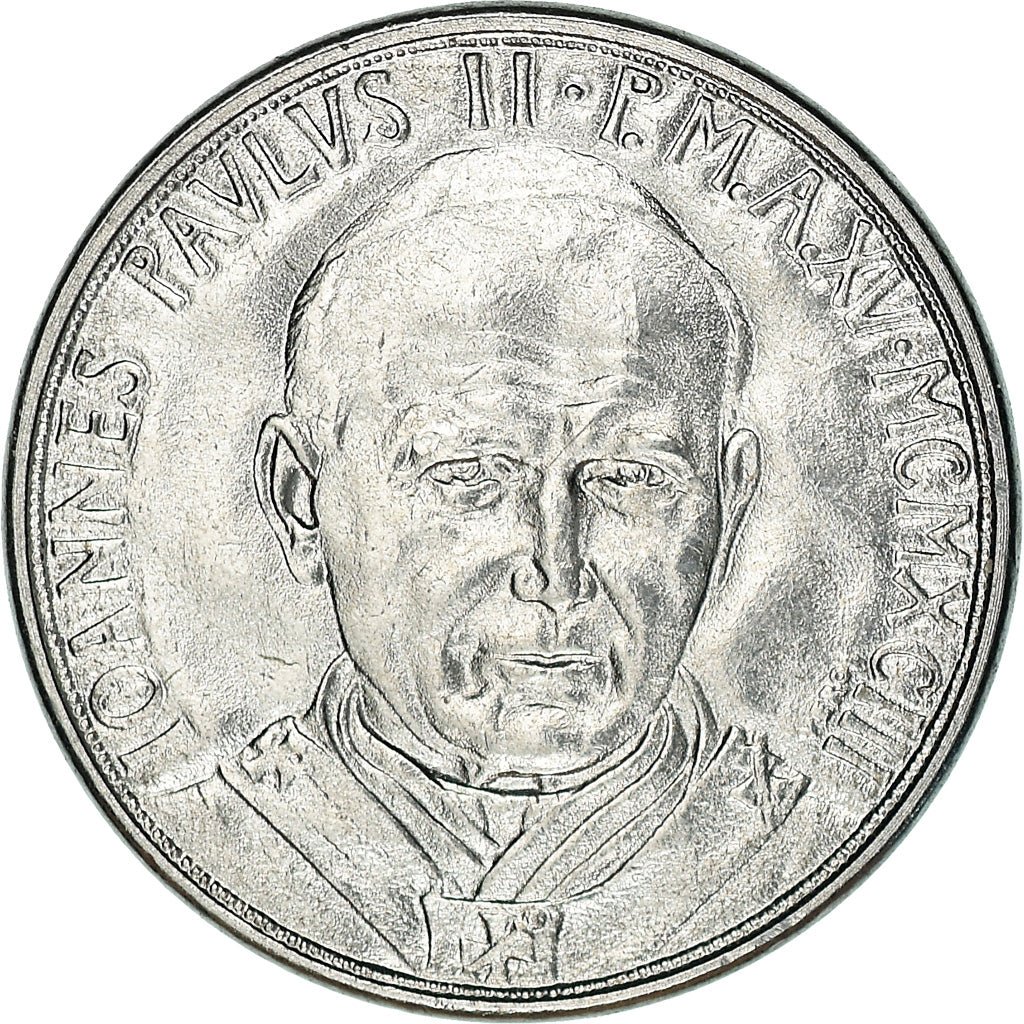 Moneda, CIUDAD DEL VATICANO, John Paul II, 50 Lire, 1993, Roma, SC, Acero