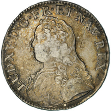 Moneda, Francia, Louis XV, Écu aux branches d'olivier, Ecu, 1740, Tours, BC+