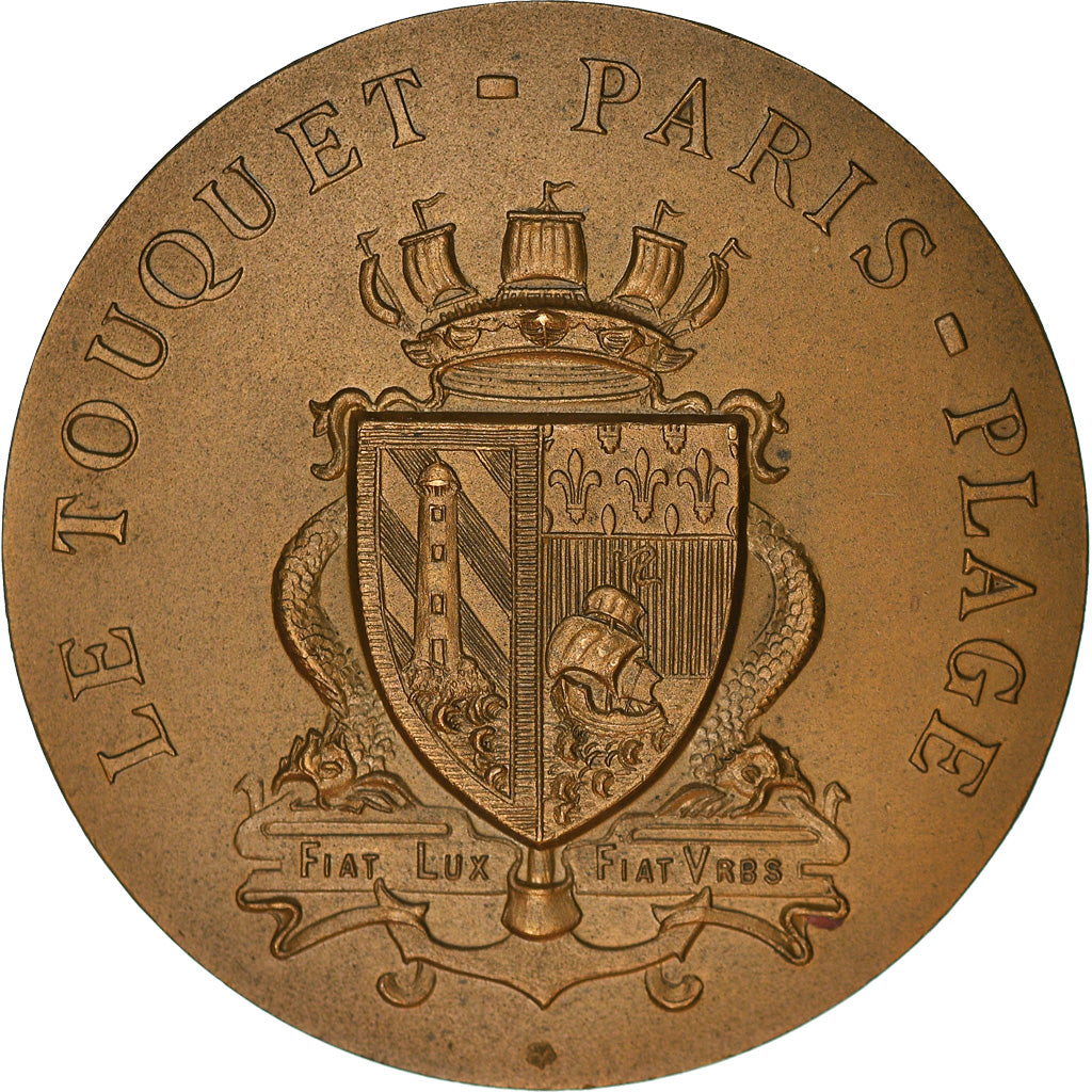 Francia, Médaille D'honneur, Ville, city ​​shield, LE TOUQUET-PARIS-PLAGE
