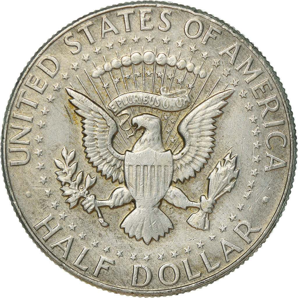 Monnaie, États-Unis, Kennedy, Half Dollar, 1965, Philadelphie, TB+, Argent