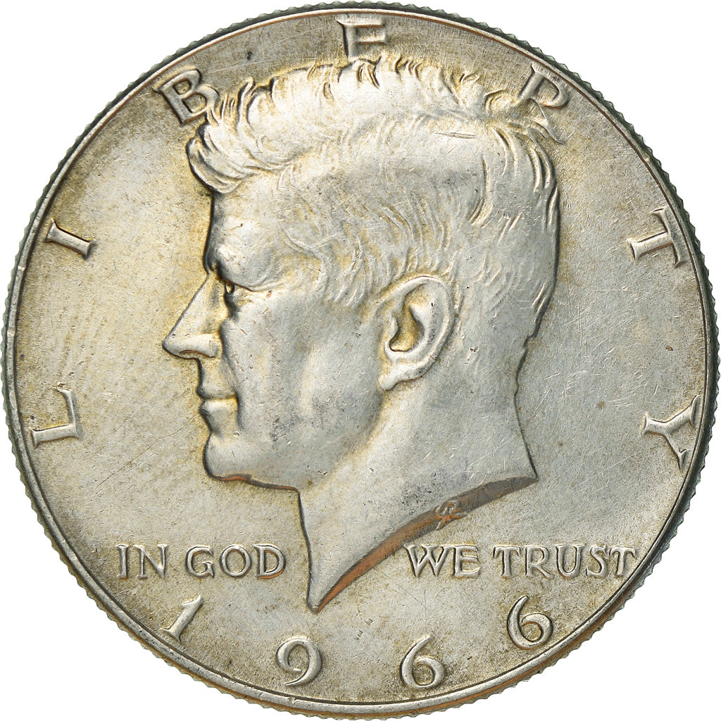 Coin, United States, Kennedy, Half Dollar, 1966, Philadelphia, EF(40-45)