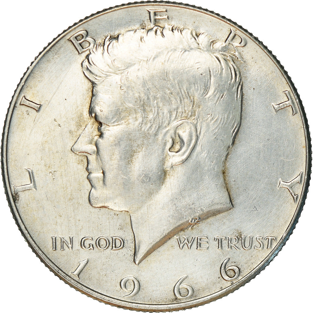 Coin, United States, Kennedy, Half Dollar, 1966, Philadelphia, EF(40-45)