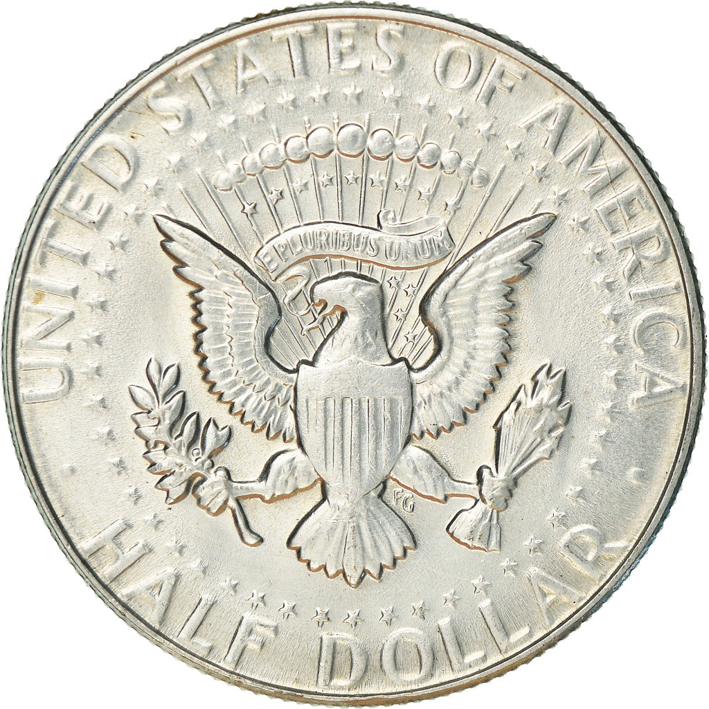 Coin, United States, Kennedy, Half Dollar, 1969, Denver, D, AU(50-53), Silver