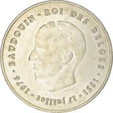 Coin, Belgium, Baudouin I, 250 Francs, 250 Frank, 1976, EF(40-45), Silver