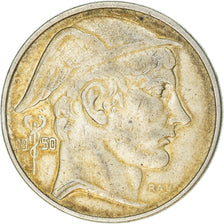 Moneda, Bélgica, Baudouin I, Mercure, 50 Frank, 1950, Brussels, MBC+, Plata