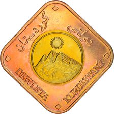 Coin, KURDISTAN, 2500 Dinars, 2006/AH1427, MS(64), Bi-Metallic, KM:13