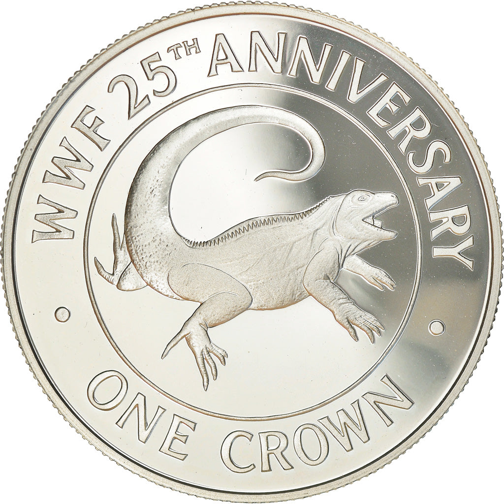 Coin, TURKS & CAICOS ISLANDS, Elizabeth II, Crown, 1988, Proof, MS(65-70)