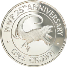 Monnaie, TURKS & CAICOS ISLANDS, Elizabeth II, Crown, 1988, Proof, FDC, Argent