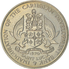 Coin, Saint Lucia, 4 Dollars, 1970, AU(55-58), Copper-nickel, KM:11