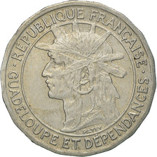 Coin, Guadeloupe, 50 Centimes, 1921, Bon Pour, AU(50-53), Copper-nickel, KM:45