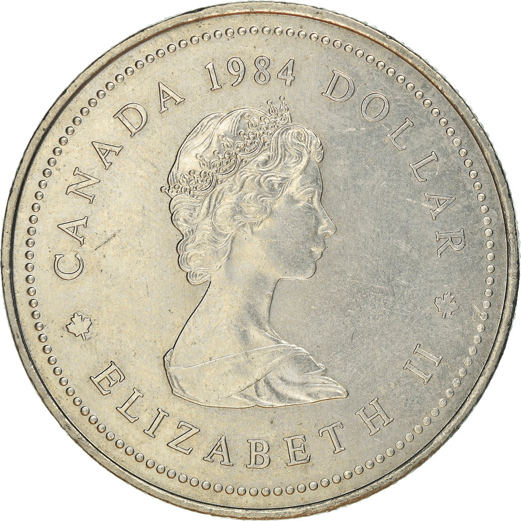 Coin, Canada, Elizabeth II, Dollar, 1984, Royal Canadian Mint, Ottawa