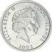 Coin, Cook Islands, Elizabeth II, Cent, 2003, Franklin Mint, MS(63), Aluminum