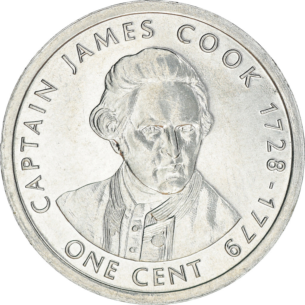 Coin, Cook Islands, Elizabeth II, Cent, 2003, Franklin Mint, MS(63), Aluminum