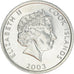 Coin, Cook Islands, Elizabeth II, Cent, 2003, Franklin Mint, MS(63), Aluminum