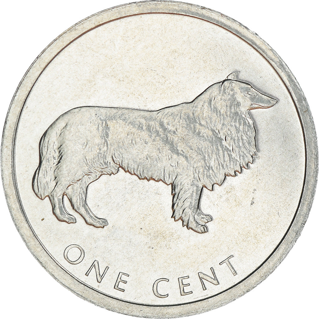 Coin, Cook Islands, Elizabeth II, Cent, 2003, Franklin Mint, MS(63), Aluminum