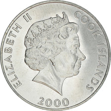 Coin, Cook Islands, Elizabeth II, 5 Cents, 2000, Franklin Mint, MS(63)