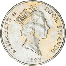 Coin, Cook Islands, Elizabeth II, 50 Tene, 1992, Franklin Mint, MS(63)