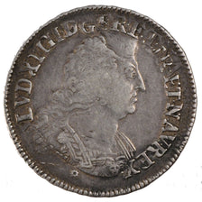 FRANCE, 1/2 Ecu, 1694, VF(30-35), Silver, Gadoury #185, 13.41