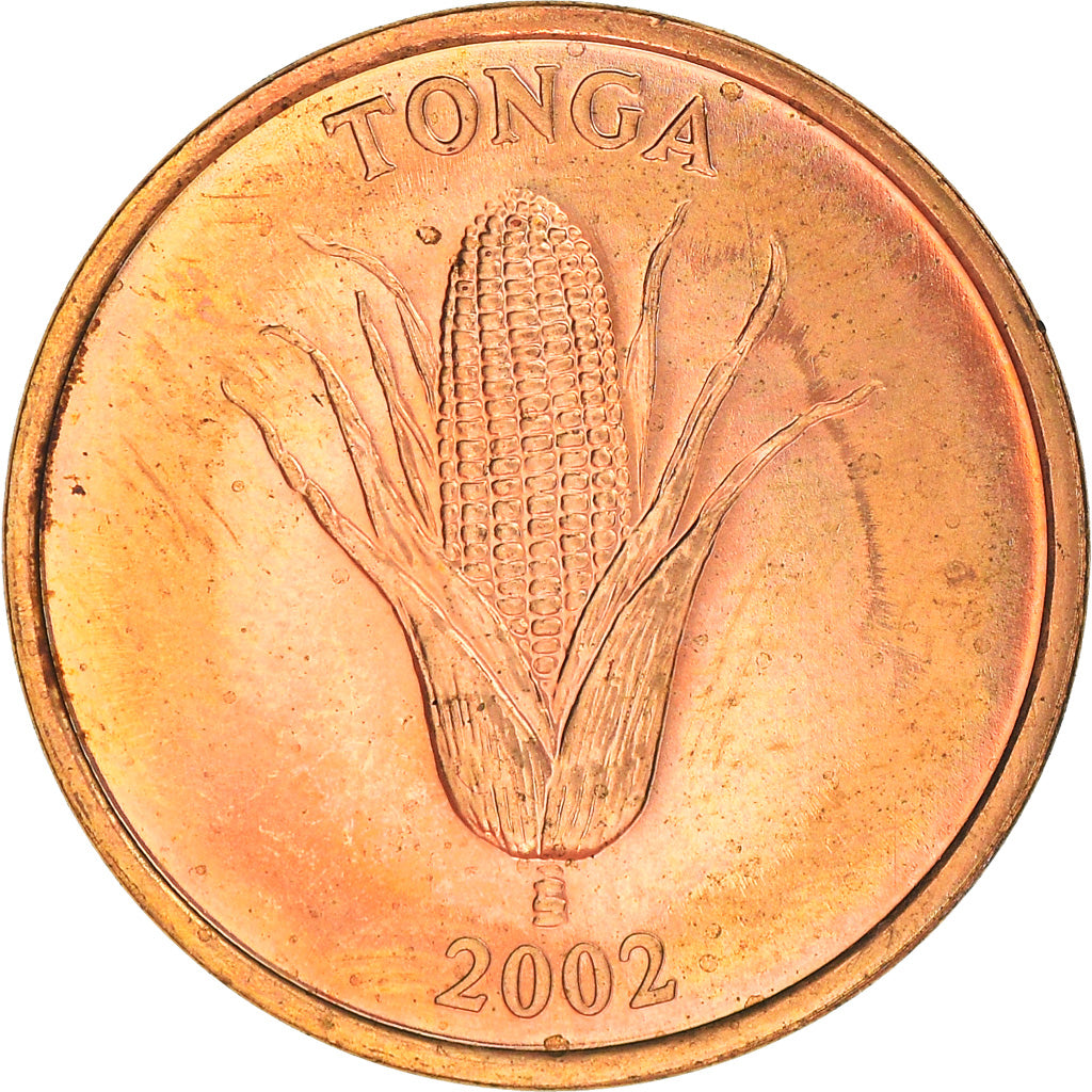 Coin, Tonga, Taufa'ahau Tupou IV, Seniti, 2002, British Royal Mint, MS(63)