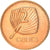 Moeda, Fiji, Elizabeth II, 2 Cents, 2001, Royal Australian Mint, Canberra