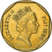Coin, Fiji, Elizabeth II, Dollar, 1996, British Royal Mint, AU(55-58), Brass
