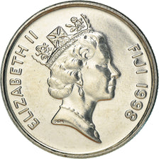 Coin, Fiji, Elizabeth II, 5 Cents, 1998, British Royal Mint, MS(63)