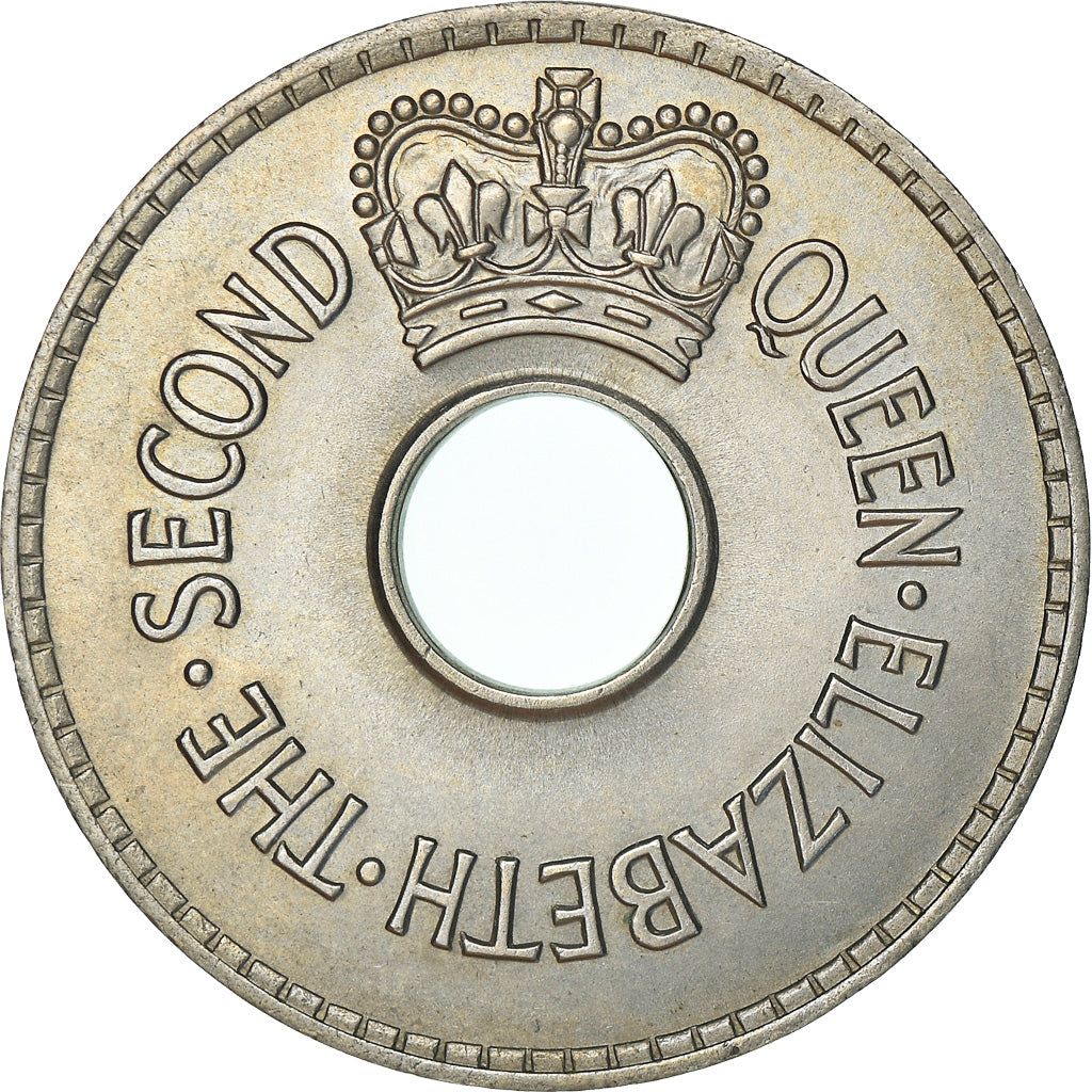 Monnaie, Fiji, Elizabeth II, Penny, 1957, British Royal Mint, SPL