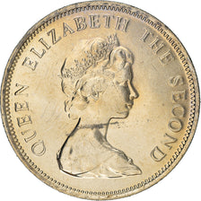 Coin, Tuvalu, 20 Cents, 1985, British Royal Mint, EF(40-45), Copper-nickel, KM:5