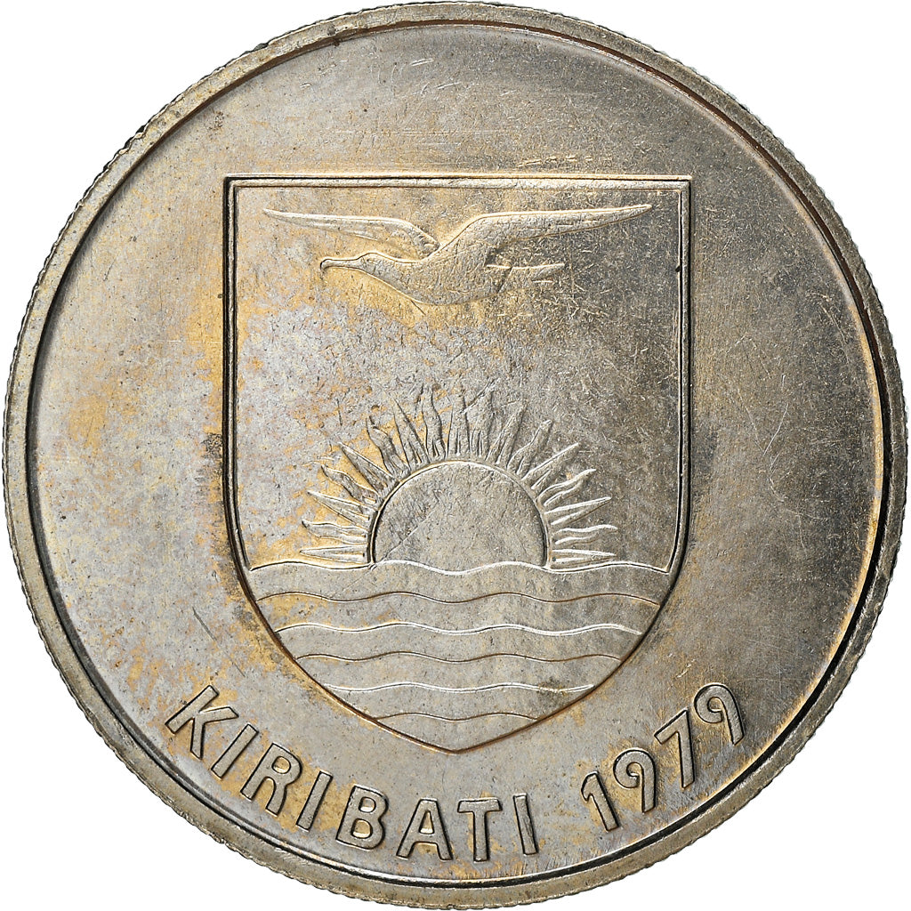 Coin, Kiribati, 10 Cents, 1979, British Royal Mint, MS(63), Copper-nickel, KM:4