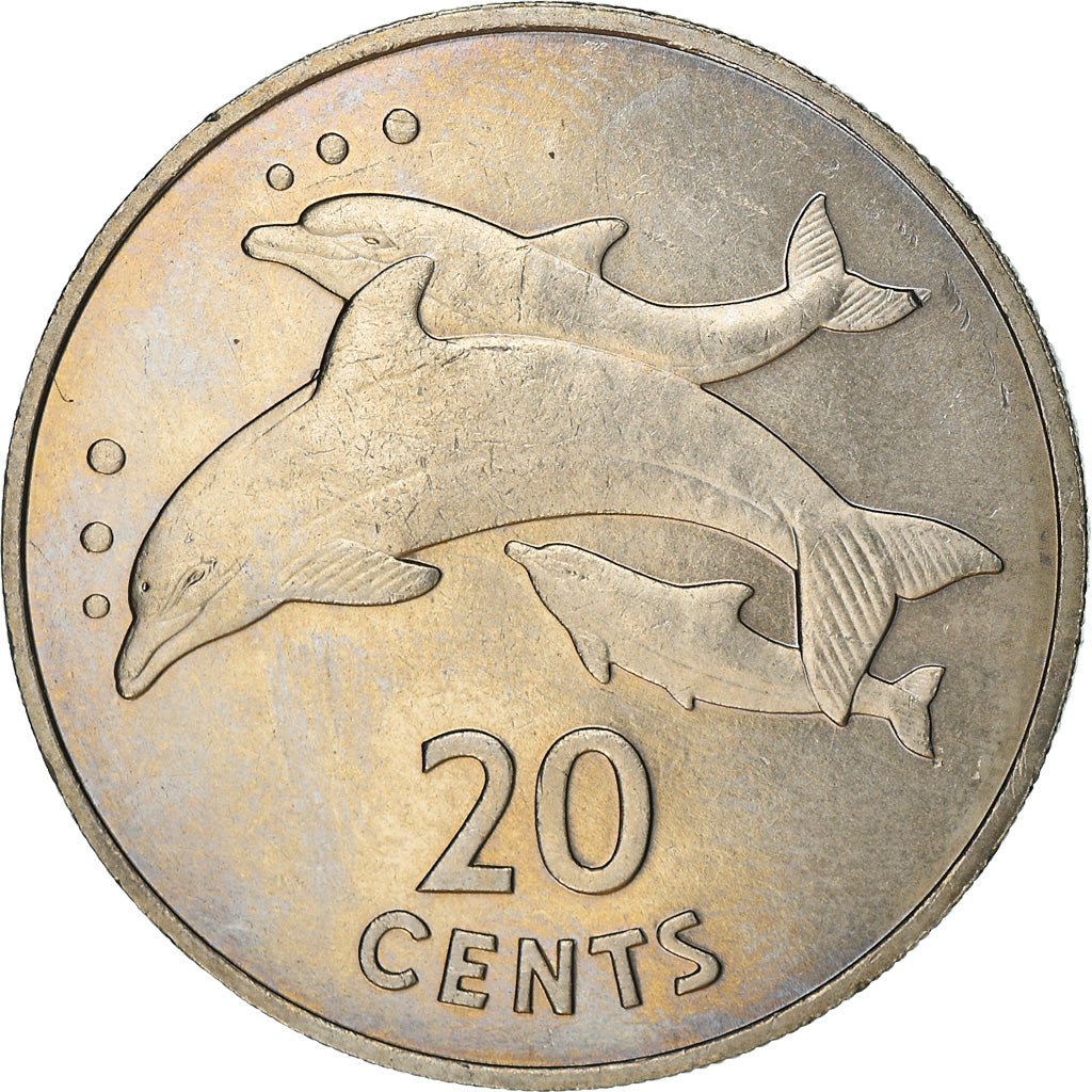 Coin, Kiribati, 20 Cents, 1979, British Royal Mint, MS(63), Copper-nickel, KM:5