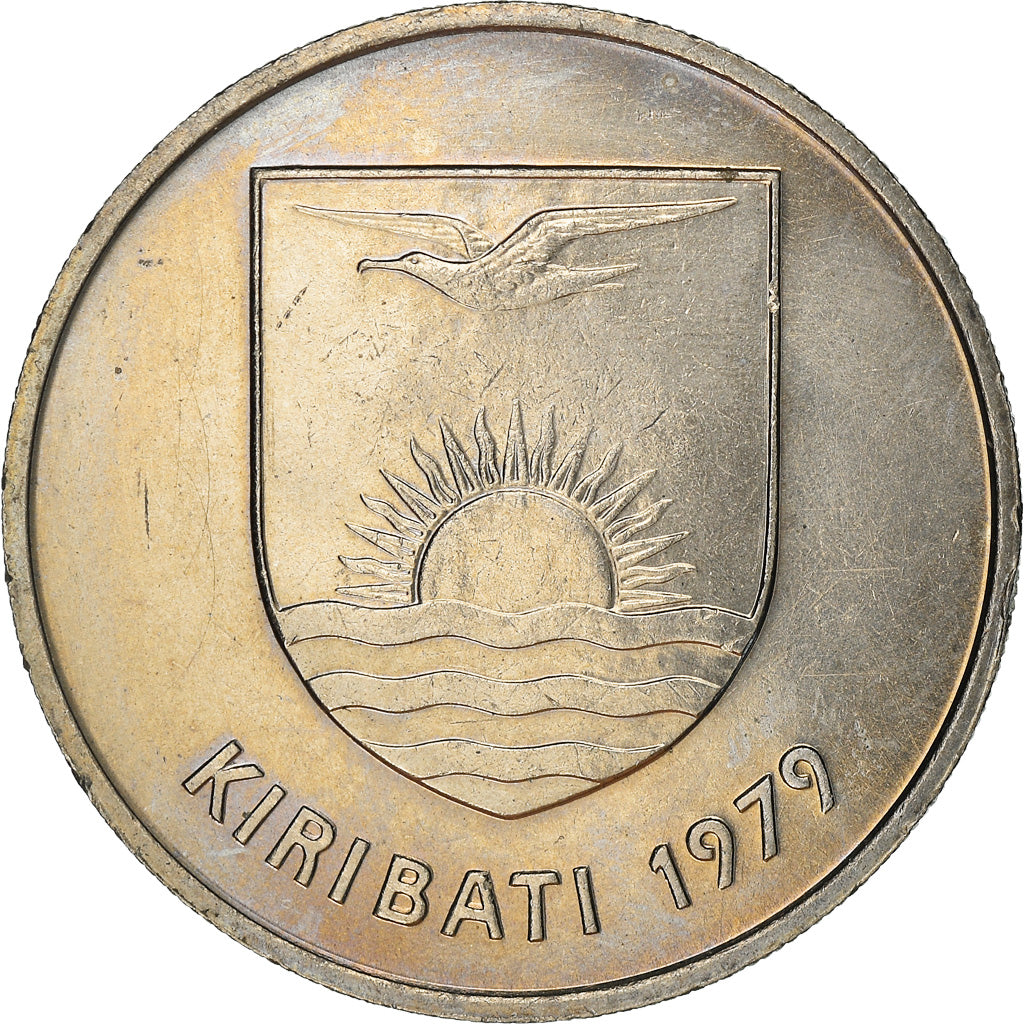 Coin, Kiribati, 20 Cents, 1979, British Royal Mint, MS(63), Copper-nickel, KM:5