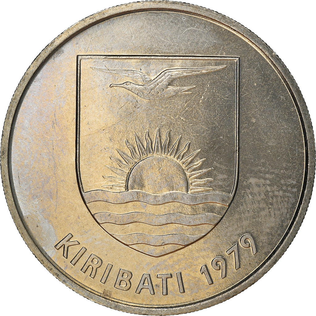 Coin, Kiribati, 50 Cents, 1979, British Royal Mint, MS(63), Copper-nickel, KM:6