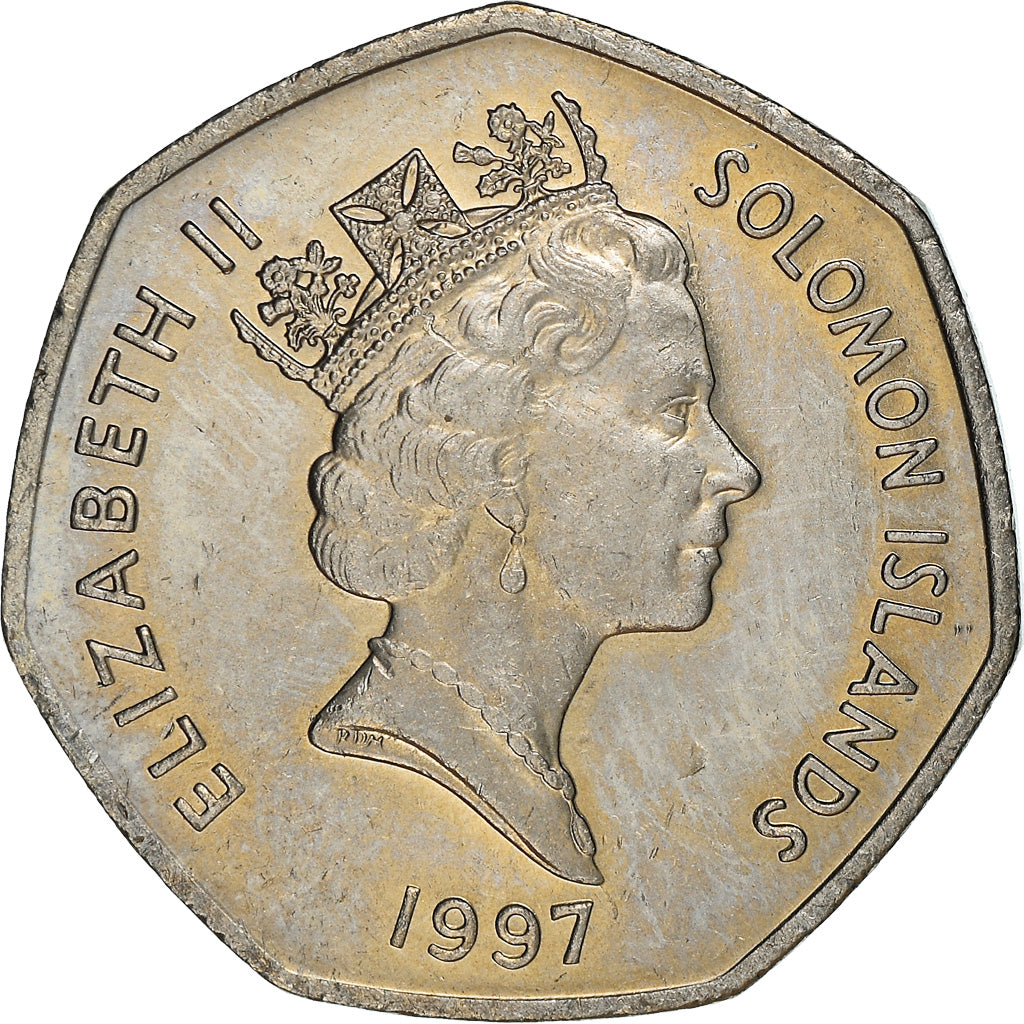 Coin, Solomon Islands, Elizabeth II, Dollar, 1997, British Royal Mint