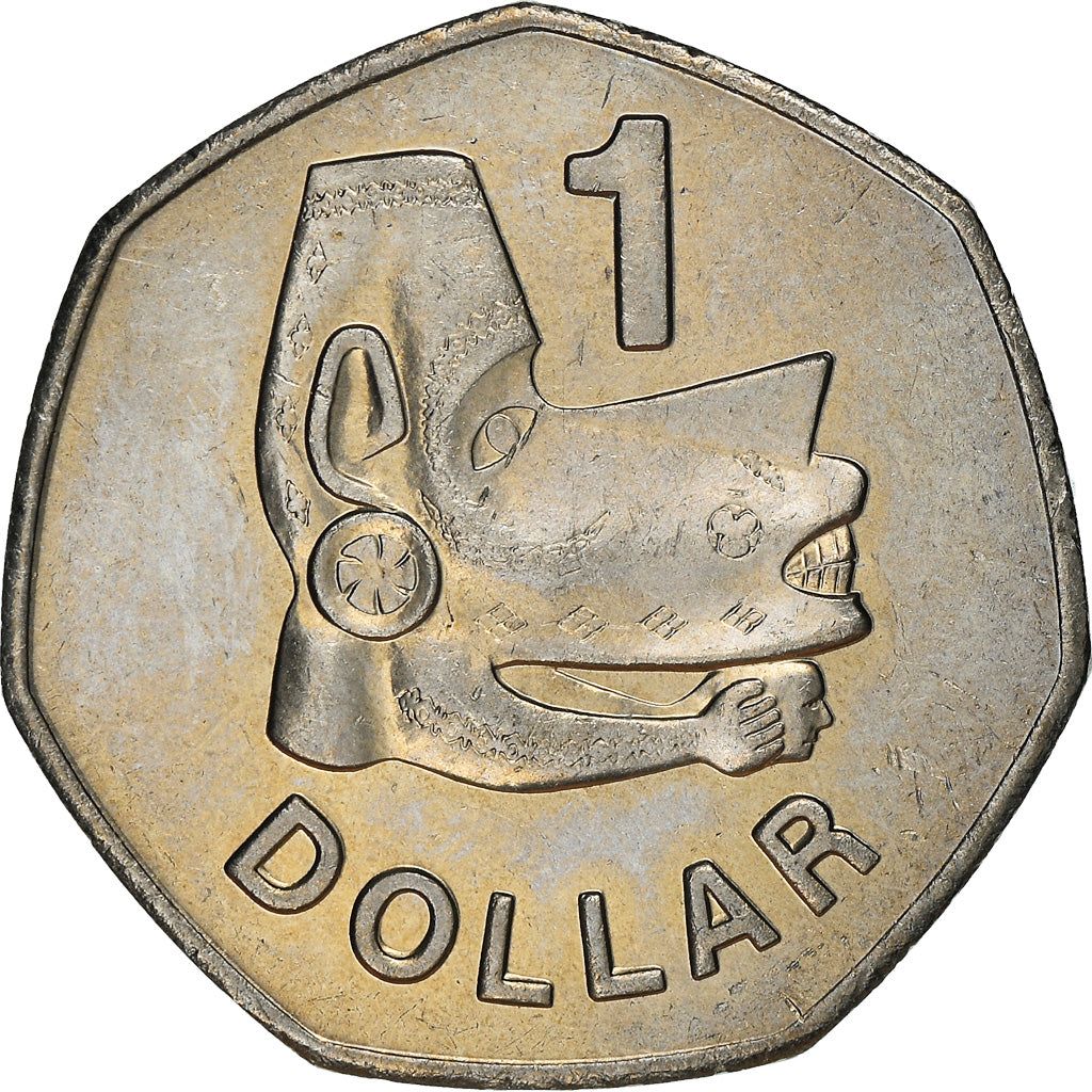 Coin, Solomon Islands, Elizabeth II, Dollar, 1997, British Royal Mint