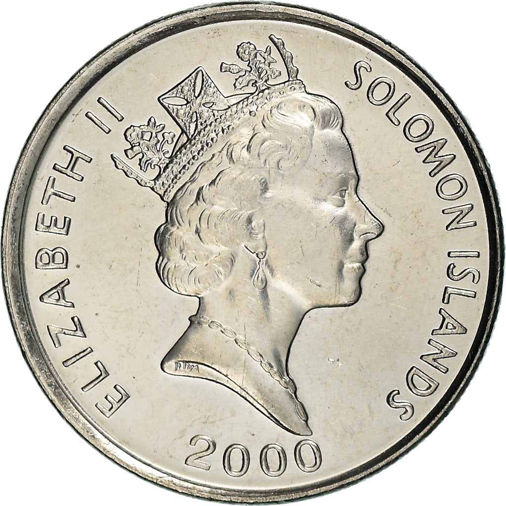 Coin, Solomon Islands, Elizabeth II, 10 Cents, 2000, British Royal Mint, MS(63)