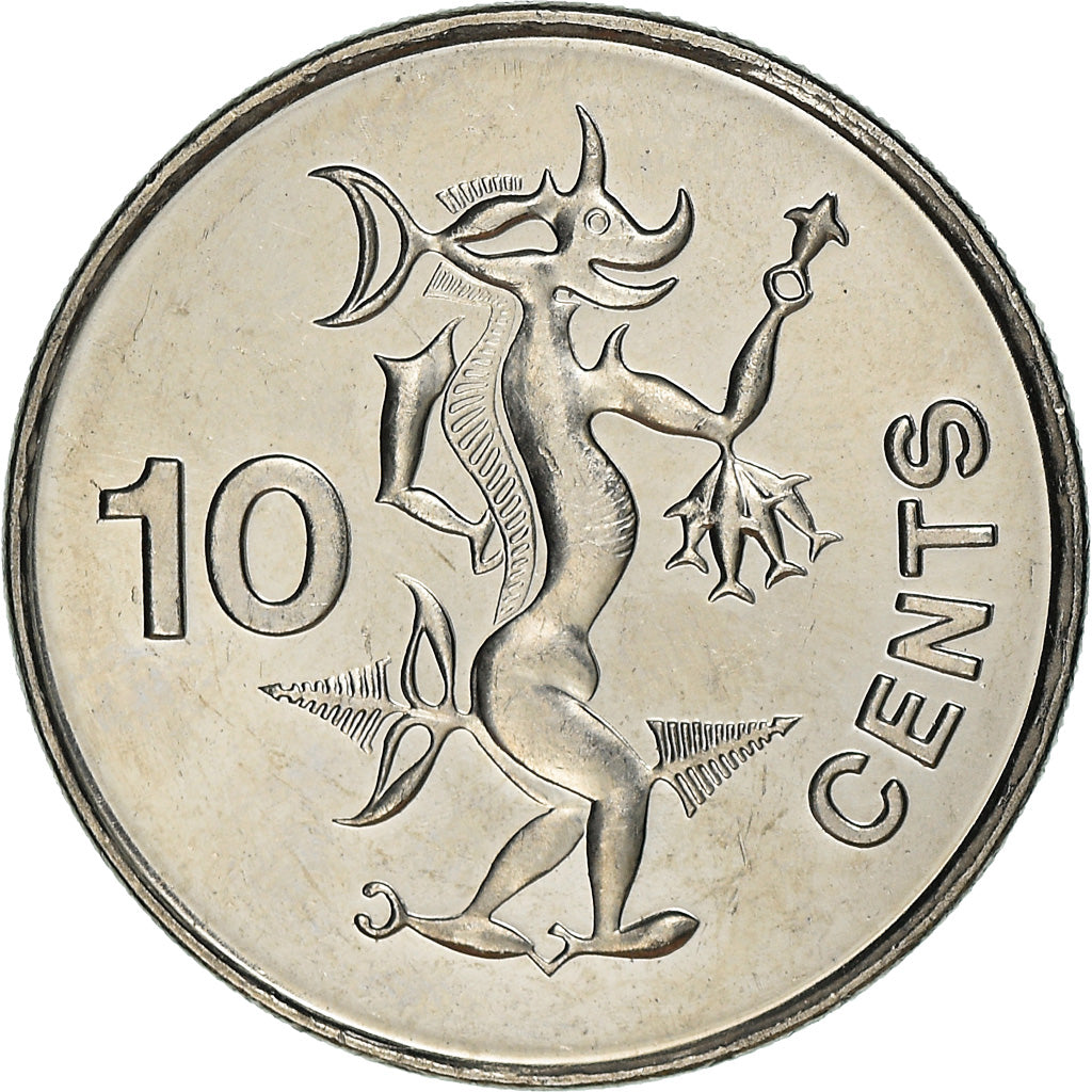 Coin, Solomon Islands, Elizabeth II, 10 Cents, 2000, British Royal Mint, MS(63)