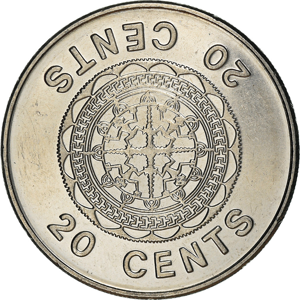 Coin, Solomon Islands, Elizabeth II, 20 Cents, 1997, British Royal Mint