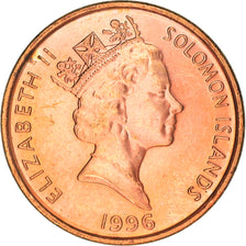 Coin, Solomon Islands, Elizabeth II, Cent, 1996, British Royal Mint, MS(63)