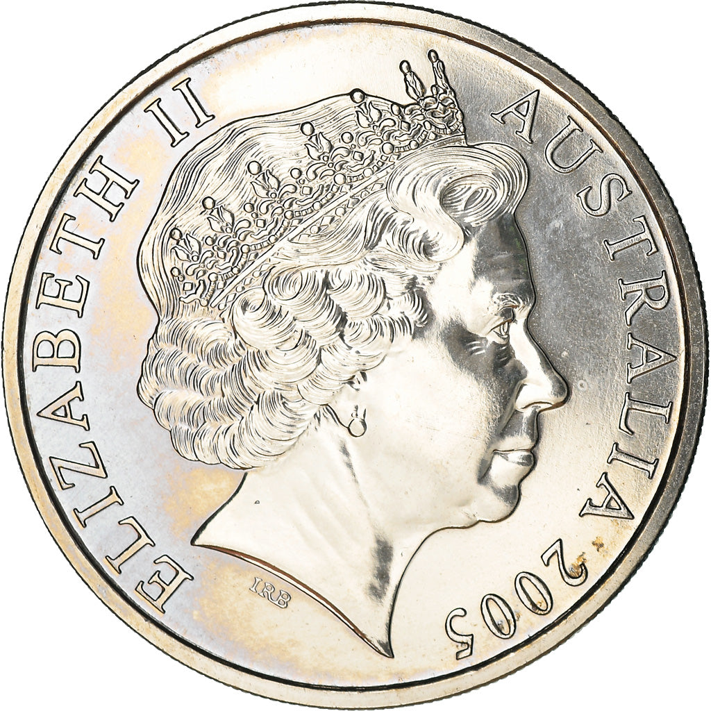 Coin, Australia, Elizabeth II, 20 Cents, 2005, Royal Australian Mint, MS(63)