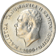 Coin, Samoa, Malietoa Tanumafili II, 5 Sene, 2000, MS(63), Copper-nickel, KM:14