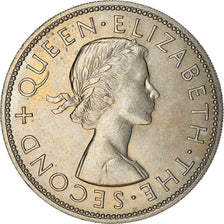 Monnaie, Nouvelle-Zélande, Elizabeth II, 1/2 Crown, 1965, British Royal Mint