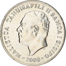 Coin, Samoa, Malietoa Tanumafili II, 10 Sene, 2000, MS(63), Copper-nickel, KM:15