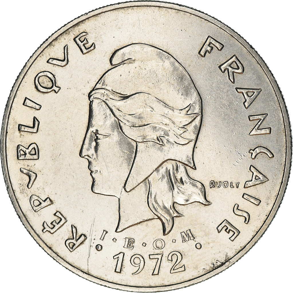Monnaie, New Hebrides, 50 Francs, 1972, Paris, SUP, Nickel, KM:7