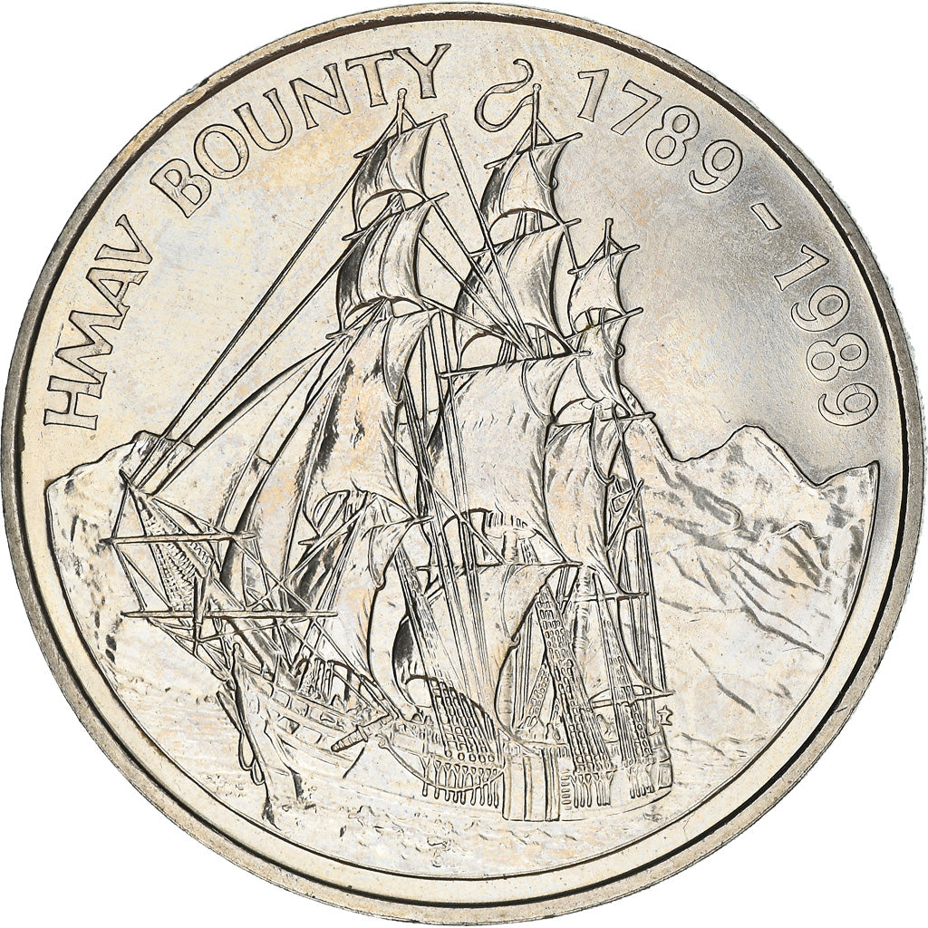 Moneta, Pitcairn, Elizabeth II, Dollar, 1989, British Royal Mint, SPL