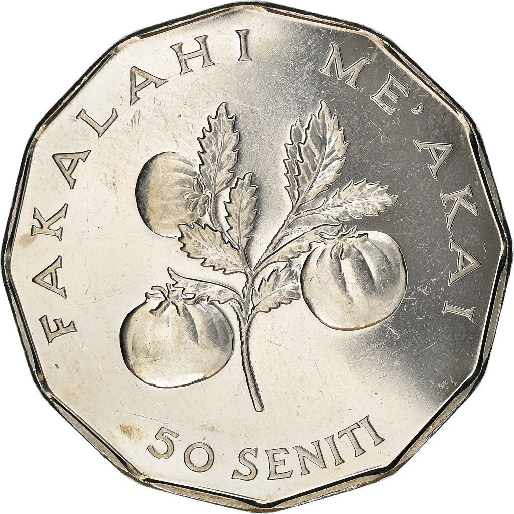 Coin, Tonga, Taufa'ahau Tupou IV, 50 Seniti, 2002, British Royal Mint, Proof