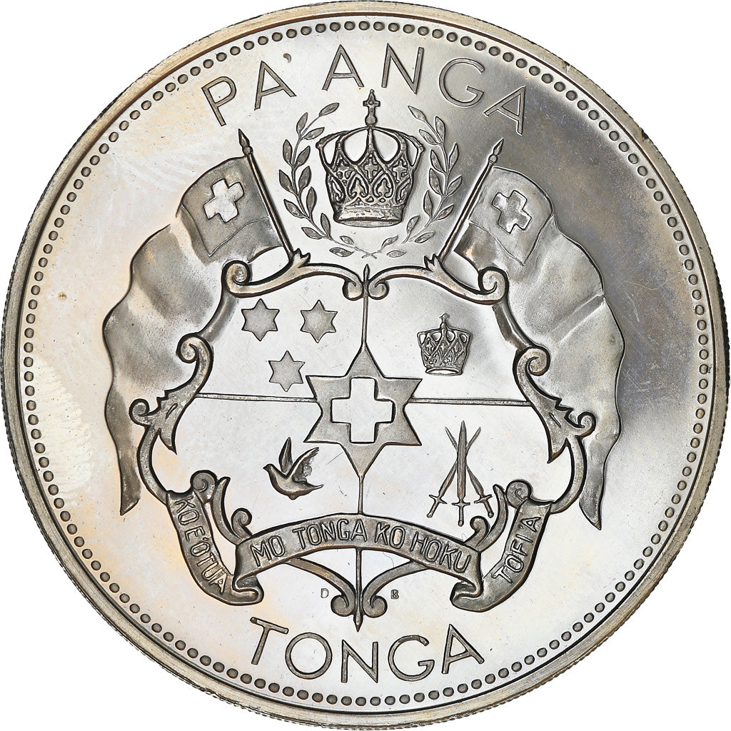 Moneda, Tonga, Taufa'ahau Tupou IV, Pa'anga, 1967, British Royal Mint, Proof