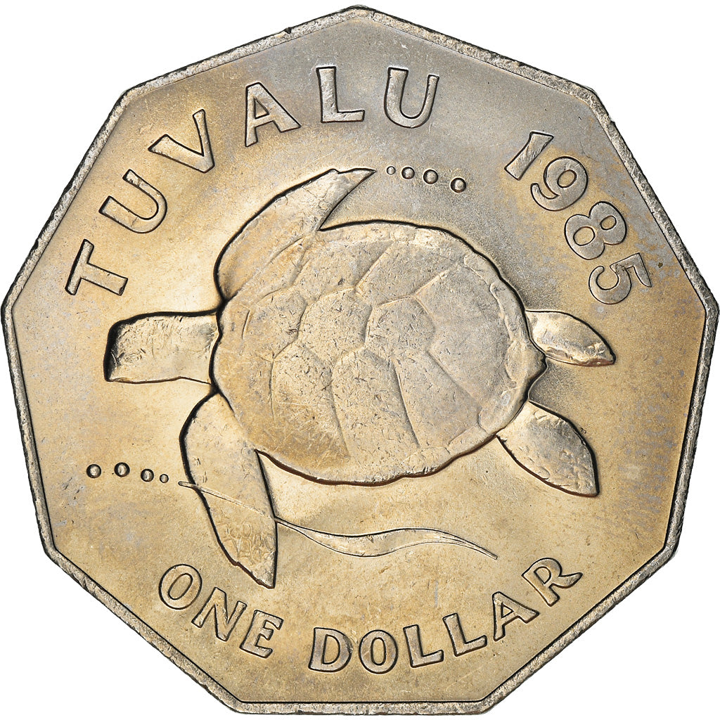 Coin, Tuvalu, Elizabeth II, Dollar, 1985, British Royal Mint, MS(63)